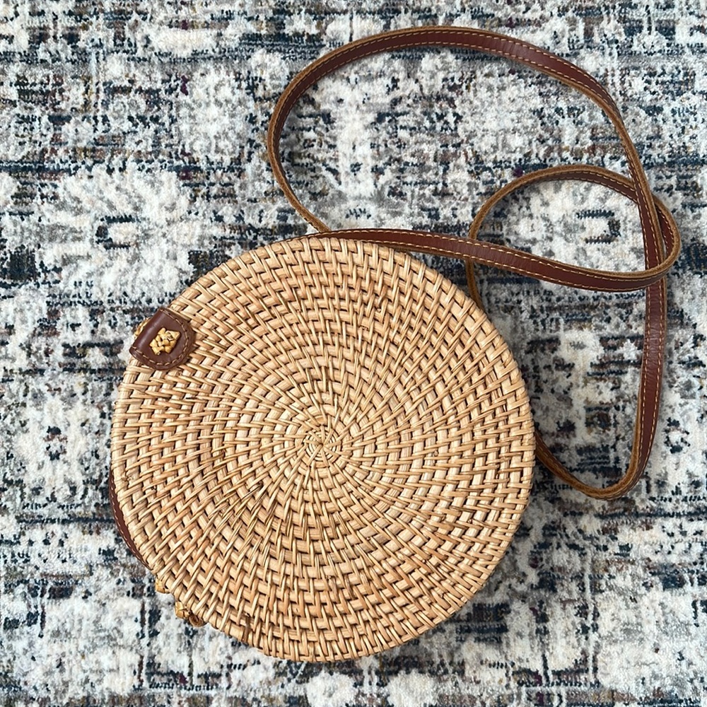 Boho Wicker Purse